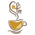 Preview of the Coffee Cup 16 embroidery design featuring a cozy cup motif, perfect for embellishing kitchen towels or t-shir…