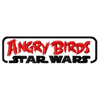 Bird Star Wars logo embroidery design - Embroidery Design