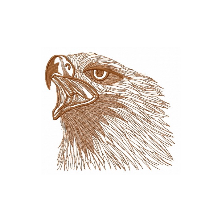 Wild eagle 2 embroidery design - Embroidery Design