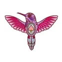 Humming-bird of spades 2 embroidery design showcasing a delicate bird motif suitable for various fabrics.