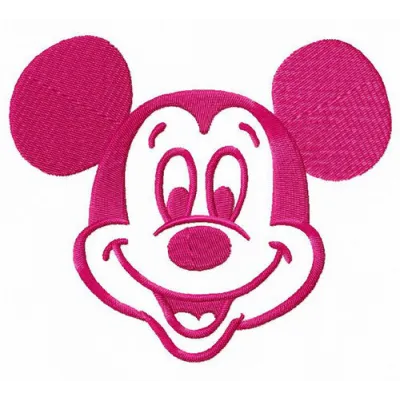 Joyful Mickey embroidery design featuring a cheerful Mickey Mouse motif, ideal for various stitching projects.