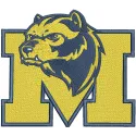 Michigan Wolverines full logo embroidery design for college sports, perfect for stitching on apparel and accessories.