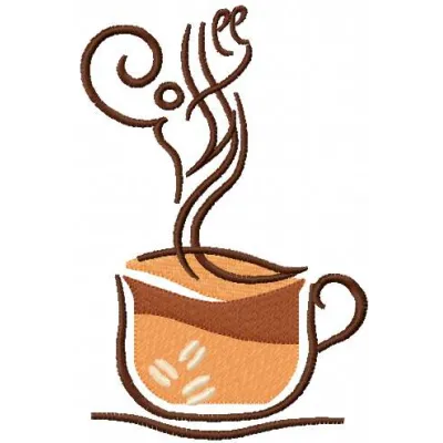 Preview of the Coffee Symbol 12 embroidery design, showcasing a creative pattern for stitching on various fabrics.