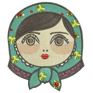 Matryoshka 2 embroidery design - Embroidery Design