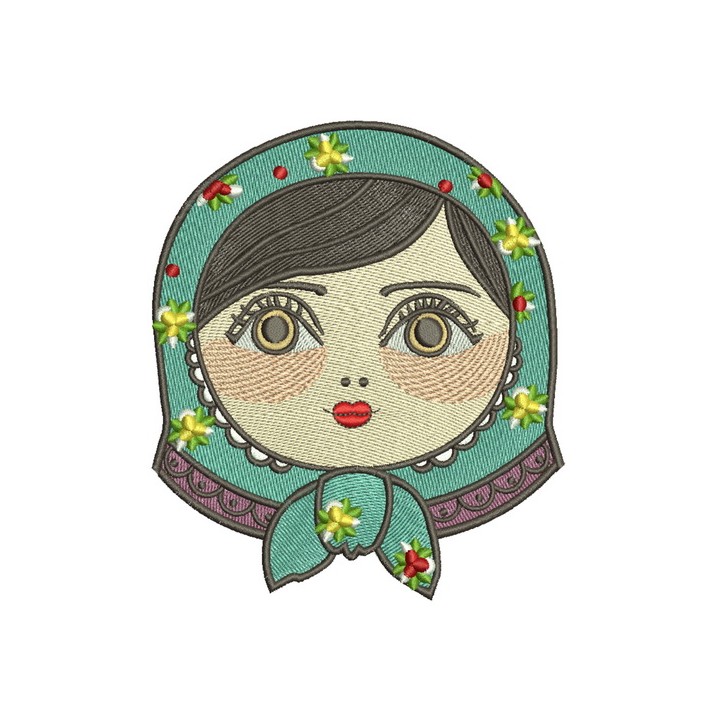 Matryoshka 2 embroidery design - Embroidery Design