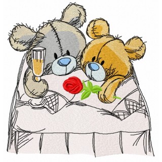 Just married 2 embroidery design - Embroidery Design