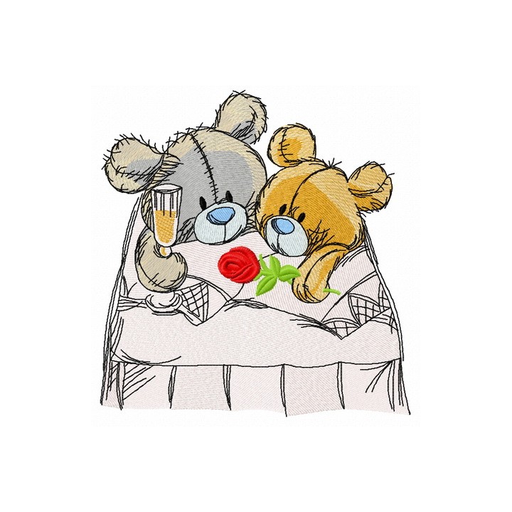 Just married 2 embroidery design - Embroidery Design