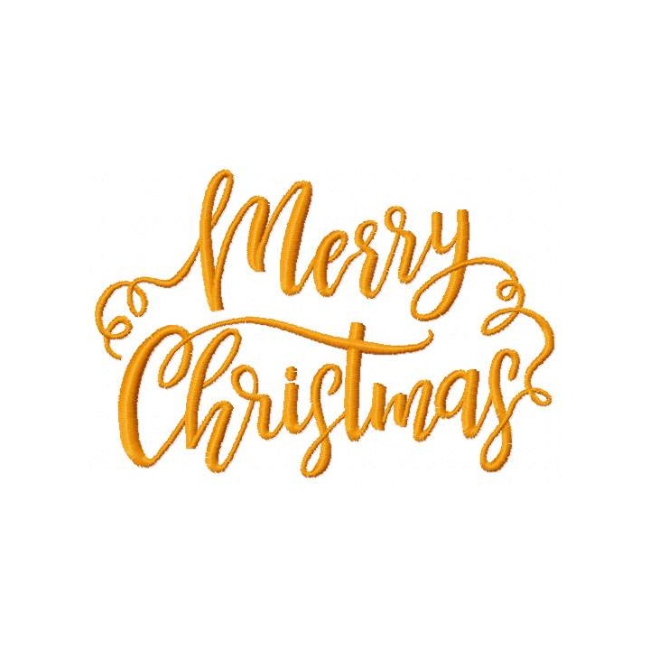 Merry Christmas 15 embroidery design - Embroidery Design