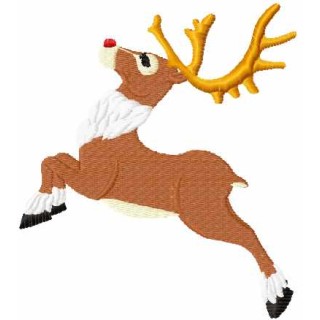 Christmas deer embroidery design - Embroidery Design