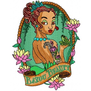 Bayou Beauty embroidery design - Embroidery Design
