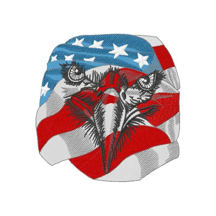 American Eagle 6 embroidery design - Embroidery Design