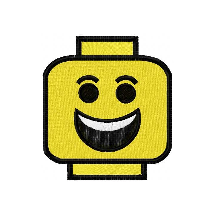 Funny Lego Block embroidery design - Embroidery Design