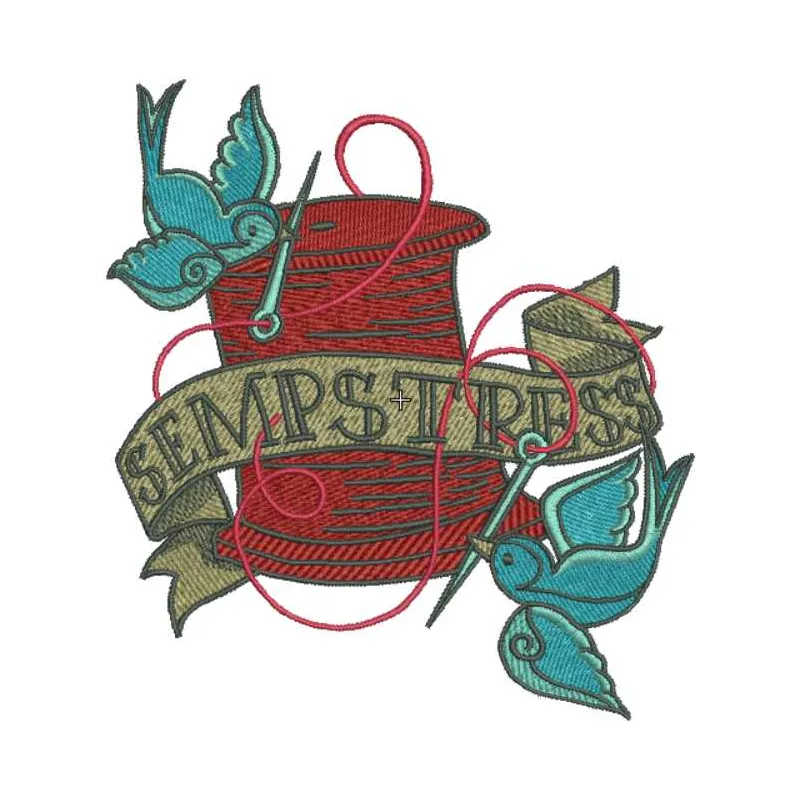 Sempstress embroidery design preview showcasing intricate stitching patterns for creative crafts.