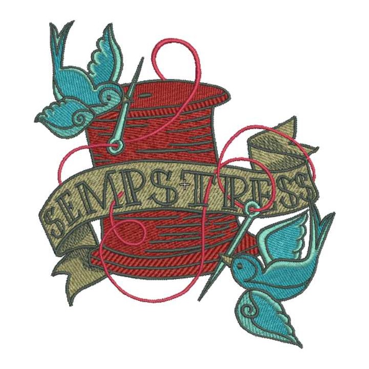 Sempstress embroidery design - Embroidery Design