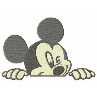 Mickey spies embroidery design - Embroidery Design