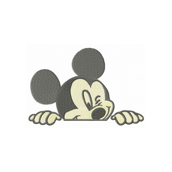 Mickey spies embroidery design - Embroidery Design