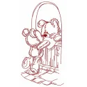 Preview of the 'My Heart is Yours 2' embroidery design featuring a teddy bear motif, ideal for sweet projects.