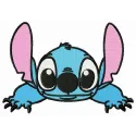Gotcha! embroidery design featuring Lilo and Stitch characters, ideal for creating fun stitched motifs on various fabrics.