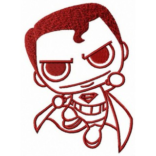 Childhood of Superman embroidery design - Embroidery Design