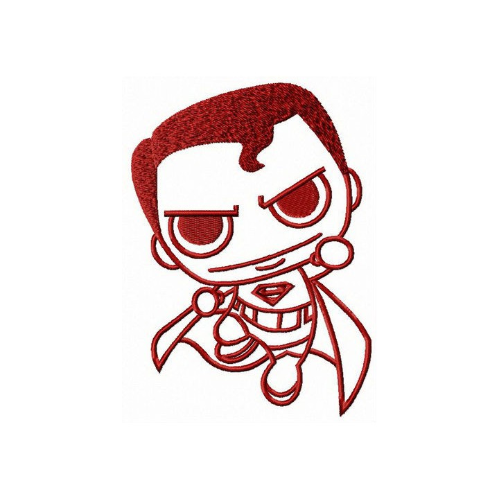 Childhood of Superman embroidery design - Embroidery Design