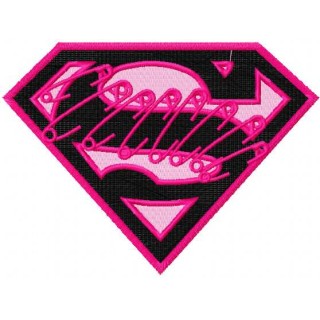 Supergirl logo 2 embroidery design - Embroidery Design