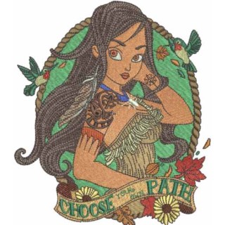 Choose your own path embroidery design - Embroidery Design