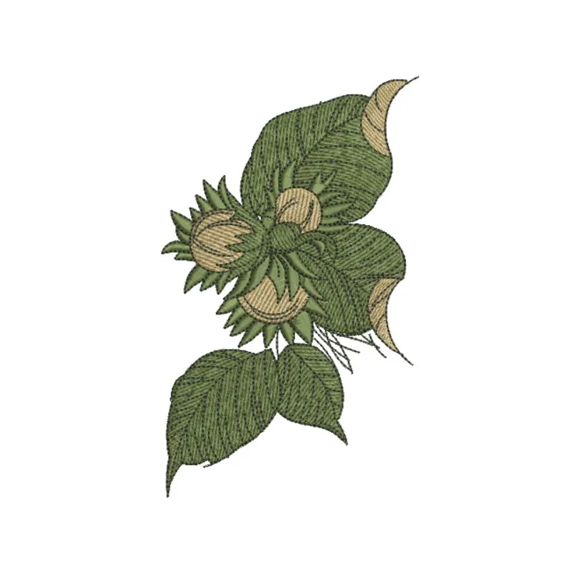Preview of the Hazelnut 3 embroidery design, showcasing a delightful stitched motif ideal for kitchen decor.