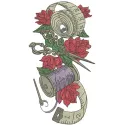 Preview of Needlework Set 3 embroidery design featuring intricate stitching patterns for various fabric projects.