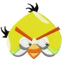 Bird Chuck embroidery design featuring a charming bird motif, ideal for embellishing t-shirts and tote bags.