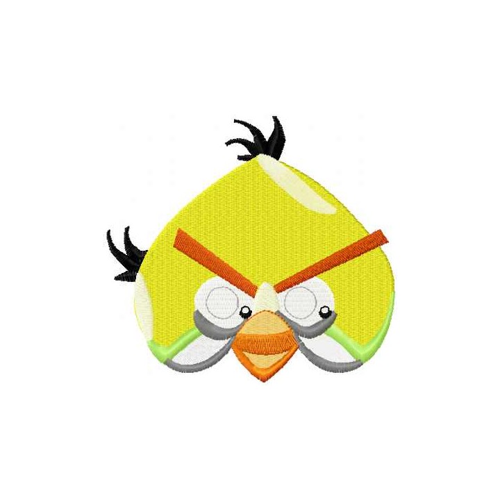 Bird Chuck embroidery design - Embroidery Design