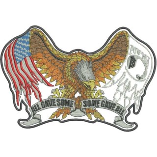 All gave some some gave all embroidery design - Embroidery Design