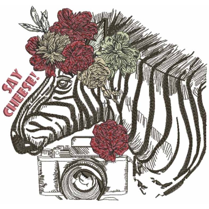 Say Cheese embroidery design - Embroidery Design