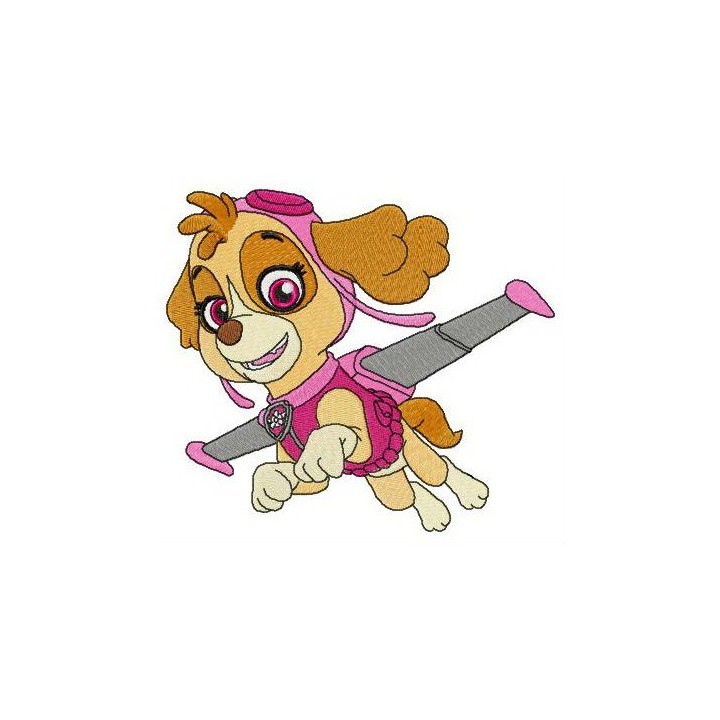 Aviator Skye embroidery design - Embroidery Design