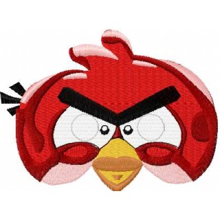 Angry Bird red 5 embroidery design - Embroidery Design