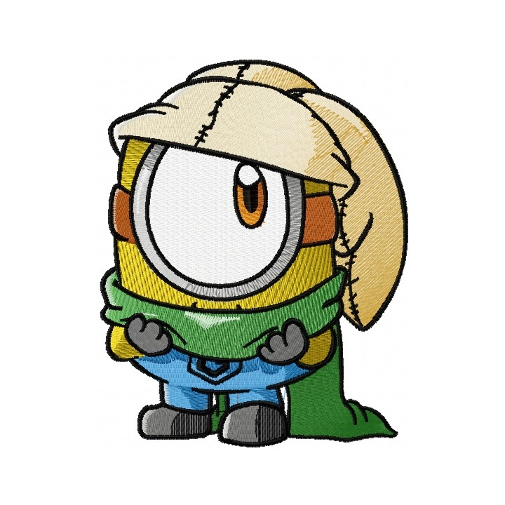 Strange Minion 3 embroidery design - Embroidery Design