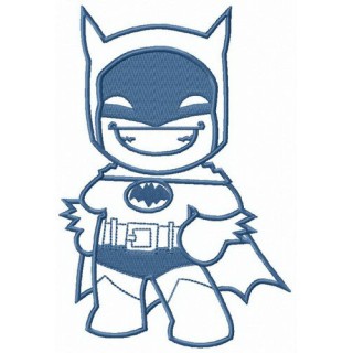 Batman pleased with himself embroidery design - Embroidery Design