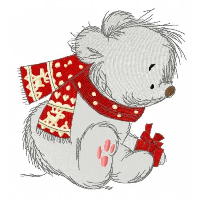 Preview of the Christmas on the North Pole 2 embroidery design featuring festive motifs for holiday decorations.