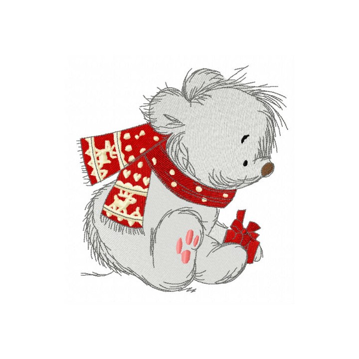 Christmas on the North Pole 2 embroidery design - Embroidery Design