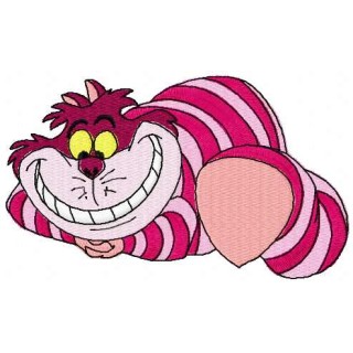 Cheshire Cat 15 embroidery design - Embroidery Design