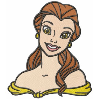 Pretty Belle embroidery design - Embroidery Design