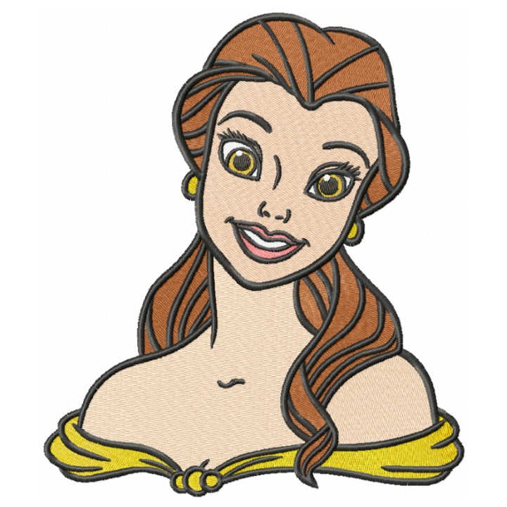 Pretty Belle embroidery design - Embroidery Design