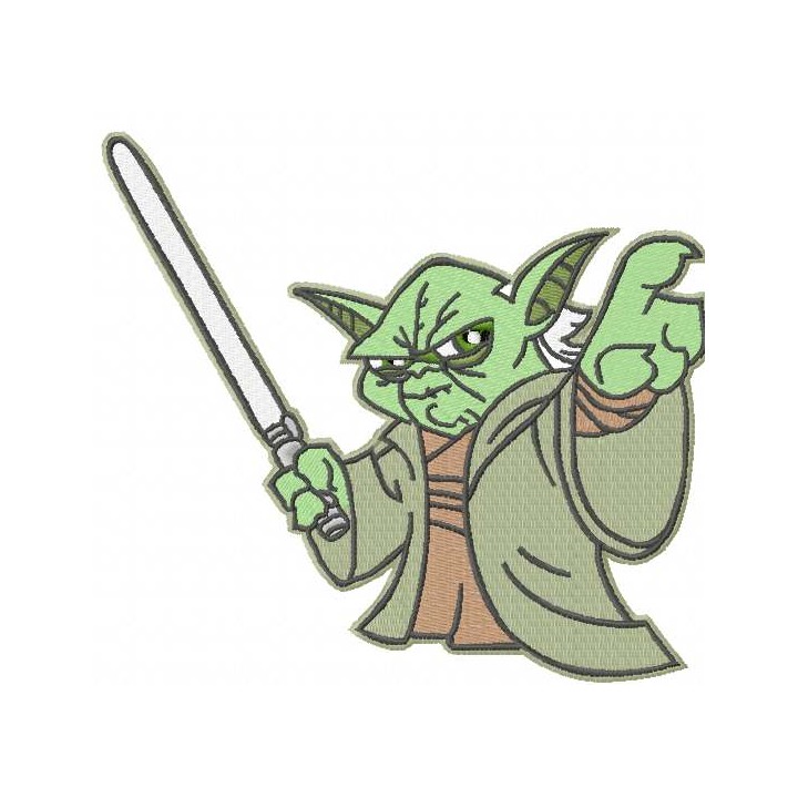 Yoda 7 embroidery design - Embroidery Design
