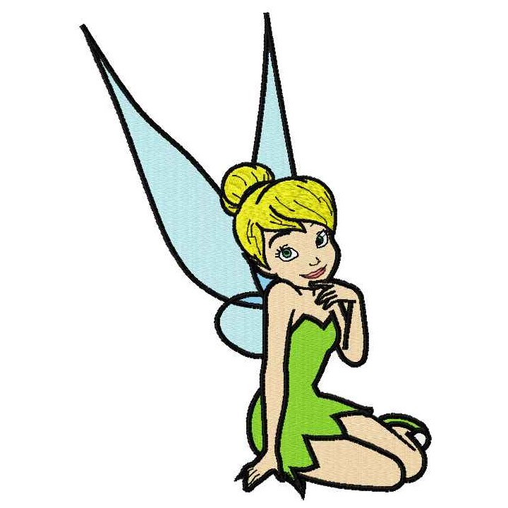 Tinkerbell 28 embroidery design - Embroidery Design