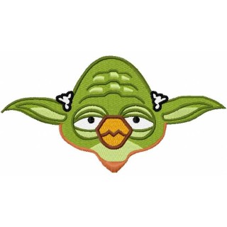 Birds Yoda 3 embroidery design - Embroidery Design