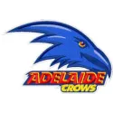 Adelaide Crows logo embroidery design showcasing vibrant stitching patterns for Australian Football League fans.