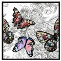 Preview of Butterfly's World 4 embroidery design featuring intricate butterfly motifs for creative stitching.