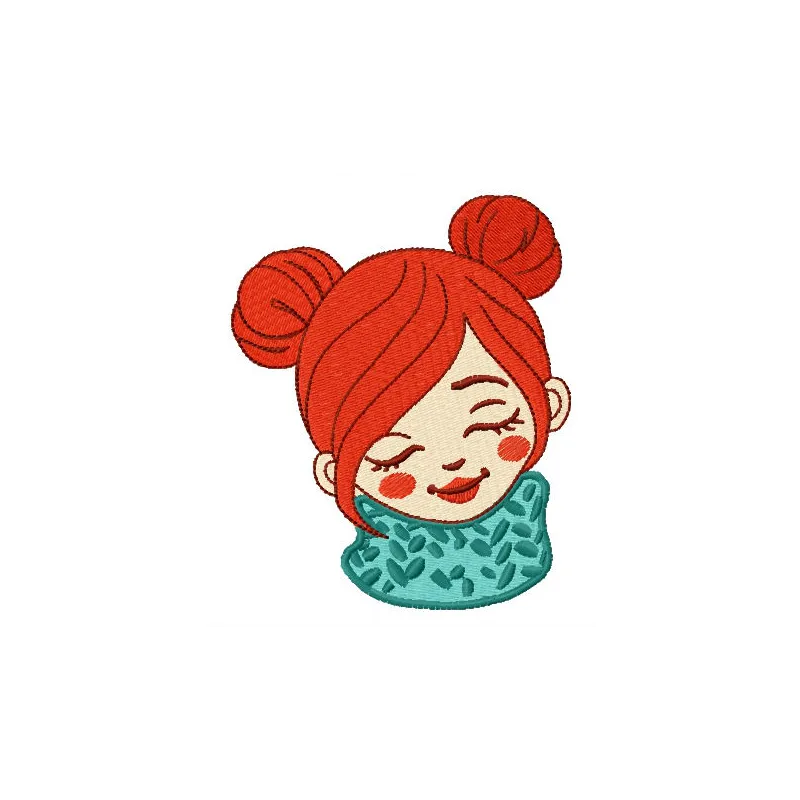 Preview of the Coffee Time 6 embroidery design featuring a charming coffee cup motif, ideal for women's apparel.