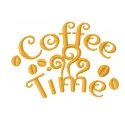 Preview of Coffee time 5 embroidery design featuring a whimsical coffee cup motif, perfect for tote bags and hoodies.