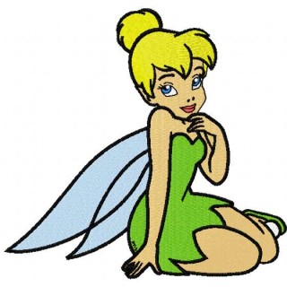 Tinkerbell look embroidery design - Embroidery Design