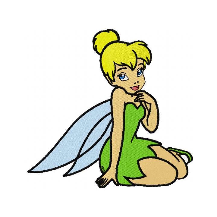 Tinkerbell look embroidery design - Embroidery Design